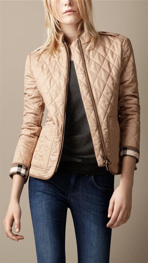 burberry women's quilted jackets|burberry women's diamond quilted jacket.